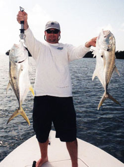 Jason double fisted with Jack Crevalle
